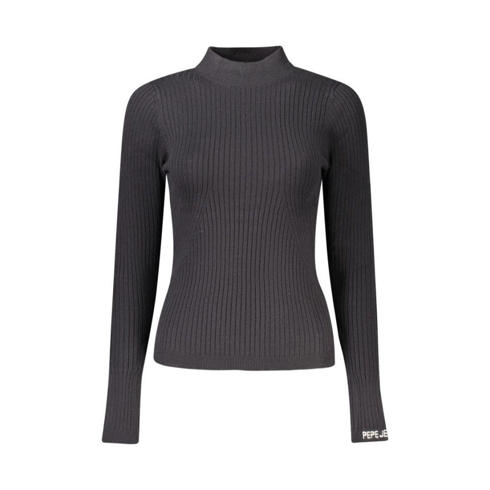 Pepe Jeans Women's Black High-Neck Jumper - Turtlenecks - L - Knitwear