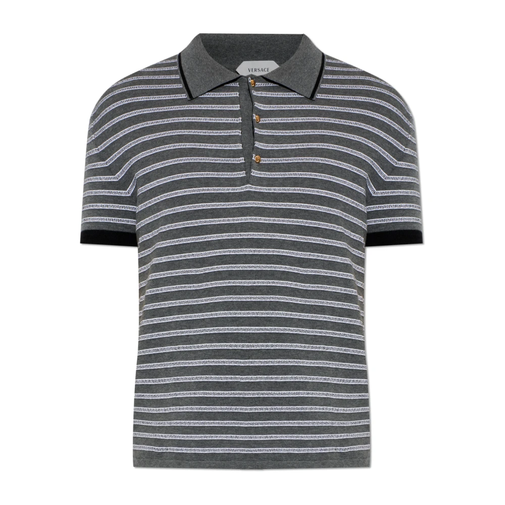 Versace Hombre Gris Camisetas, Talla: L