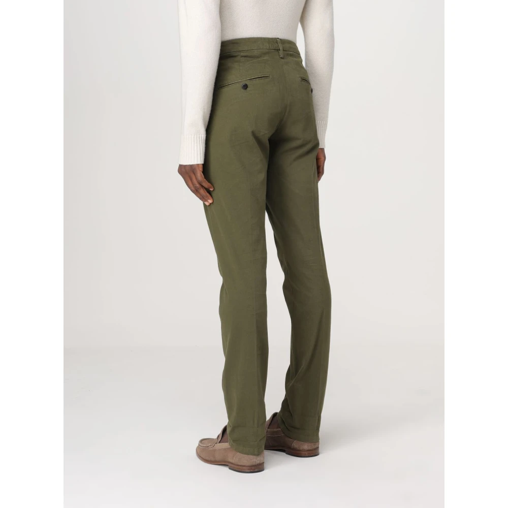 Dondup Stretch Gabardine Gaubert Broek Green Heren