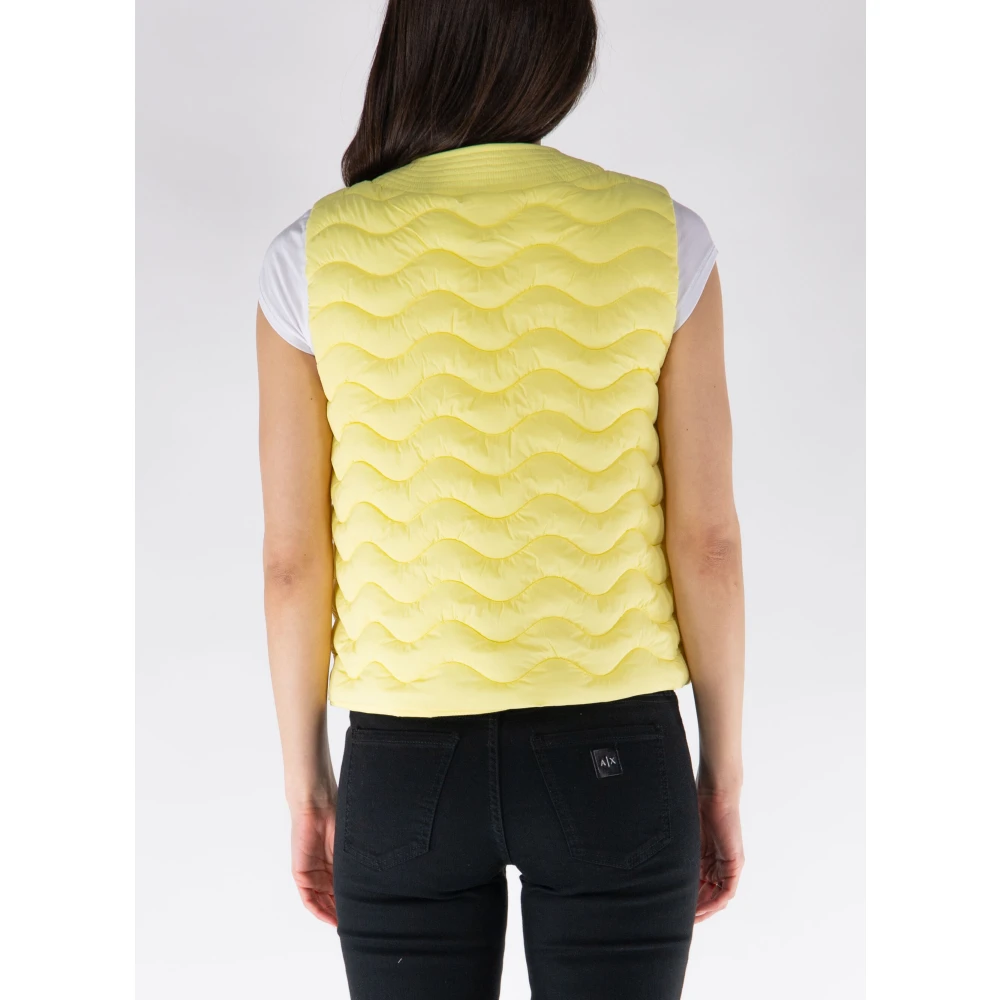 Ciesse Piumini Chanel Kraag Sagitta Vest Yellow Dames