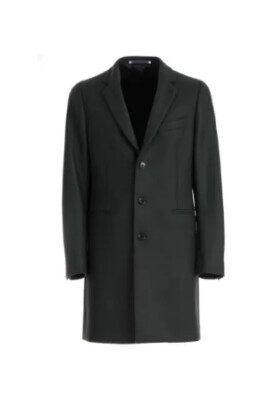 manteau-en-laine-vert-avec-motif-subtil