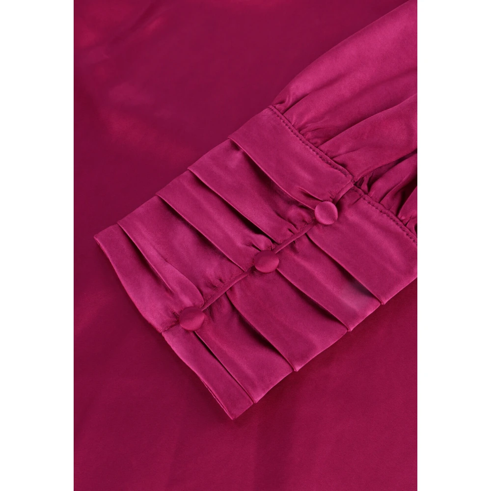 Notre-v Dames Jurken Nv-doris Satin Dress Pink Dames