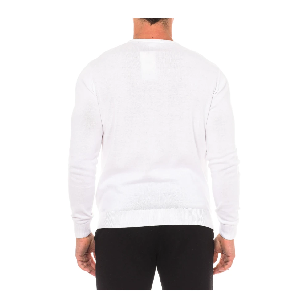 U.s. Polo Assn. Ronde Hals Lange Mouw Jersey White Heren