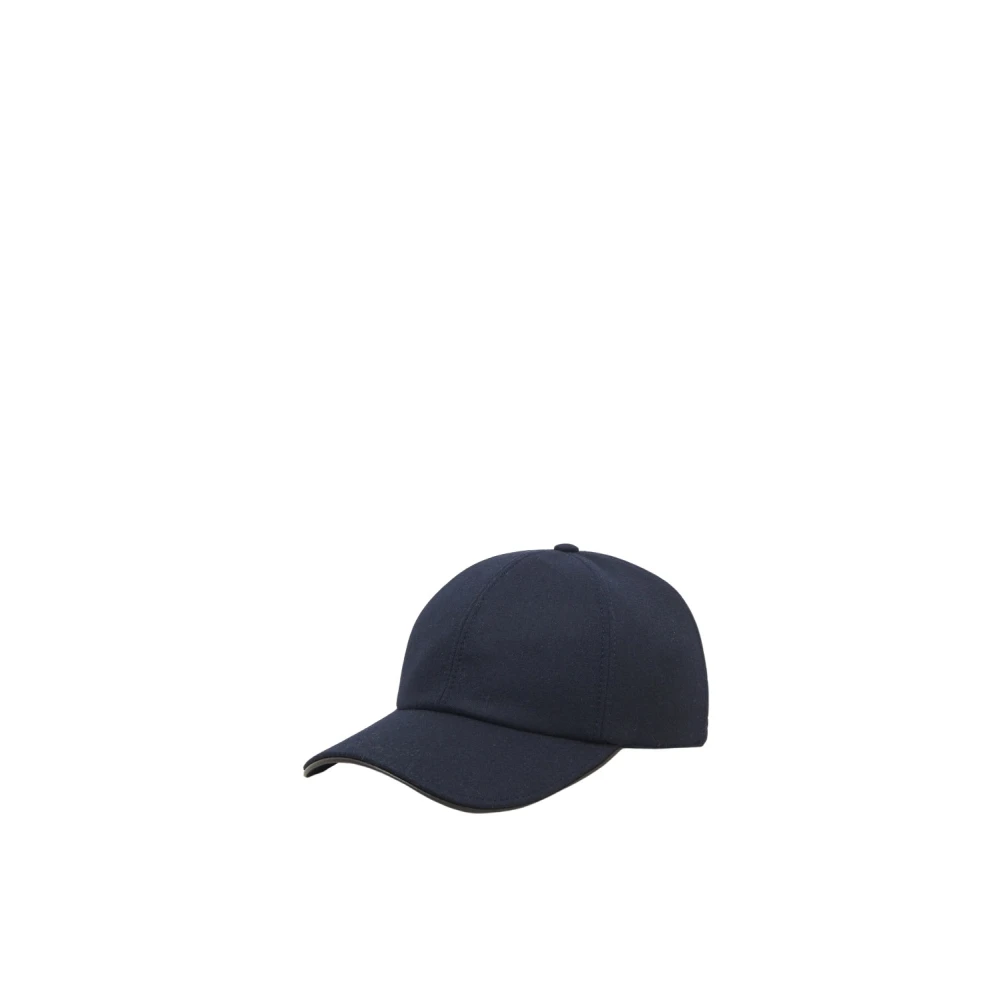 PESERICO Cashmere blend baseballpet Blue Unisex