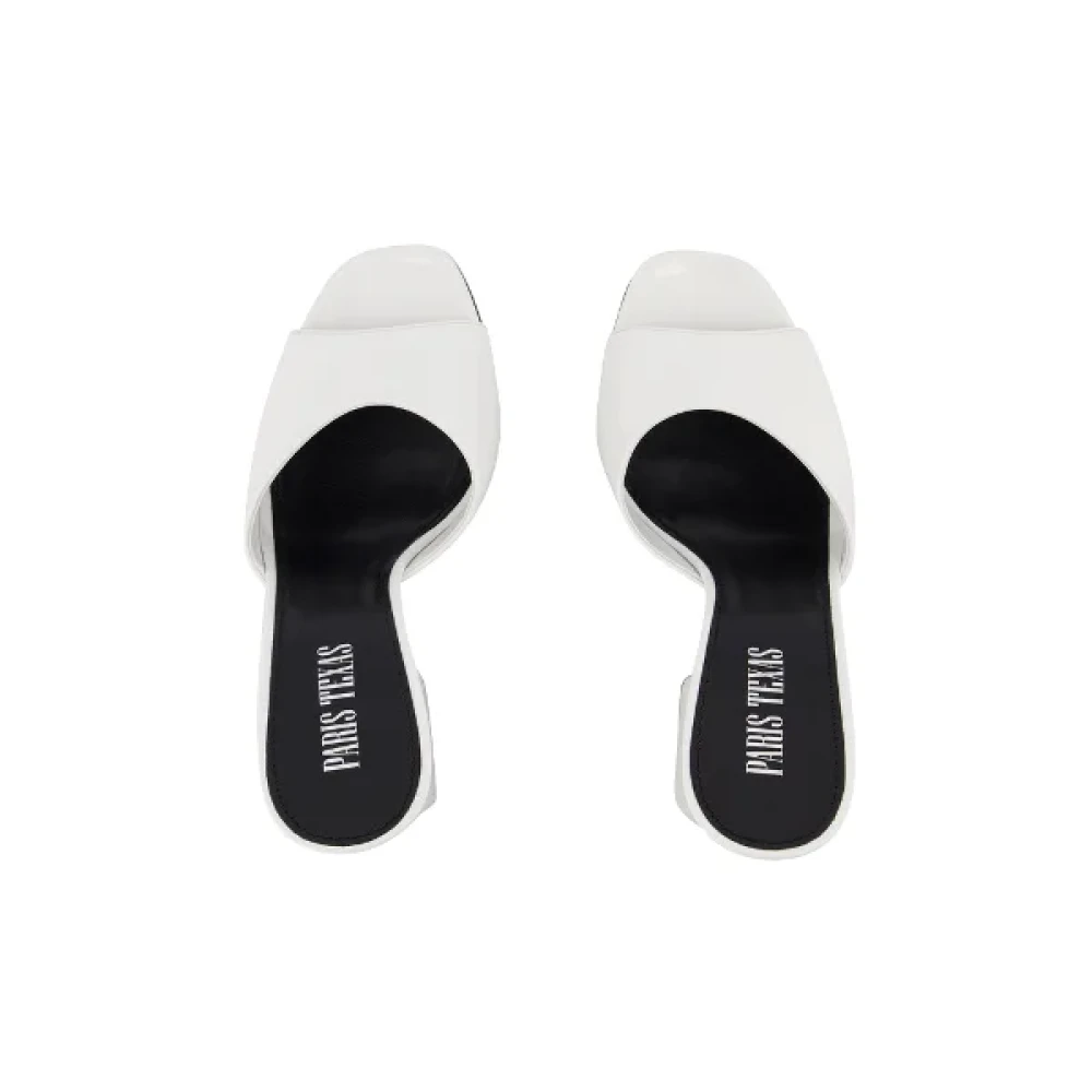 Paris Texas Leather sandals White Dames