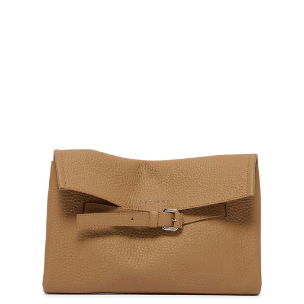 Orciani Femme Marron - Venus Soft Clutch - Sacs - Brun - Taille: One Size