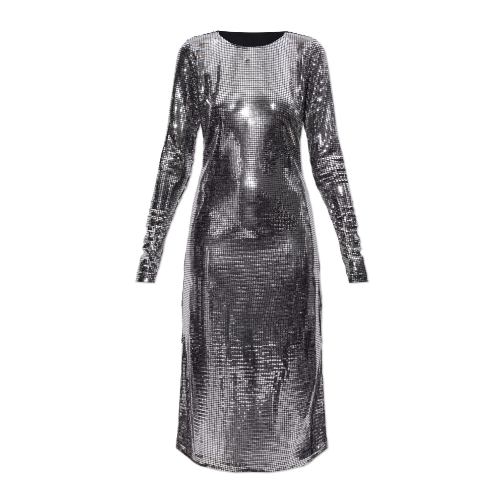 Mm6 Maison Margiela Donna Grigio Abiti, M, New,