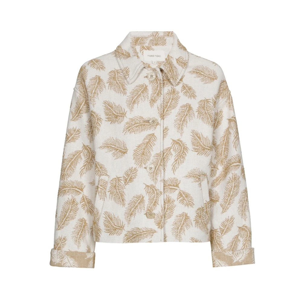 Marie Méro Bloemenprint Katoenen Jas Multicolor Dames