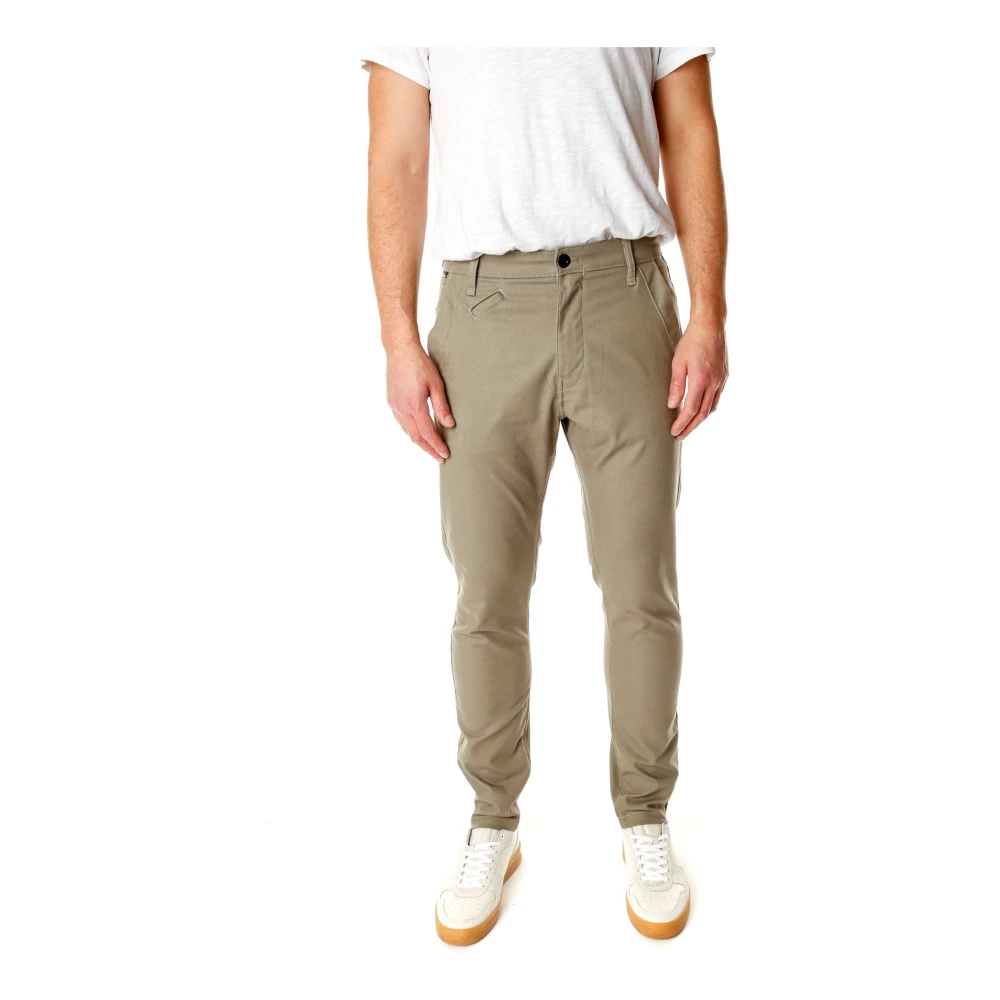 G-Star Slim Fit Chino Broek met Stretch-Canvas Green Heren