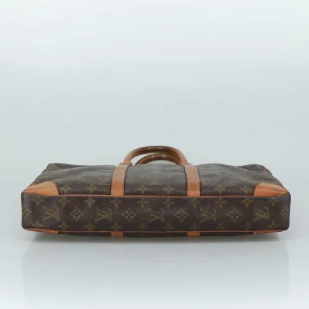 Louis Vuitton Vintage Pre-owned Canvas briefcases Brown Dames