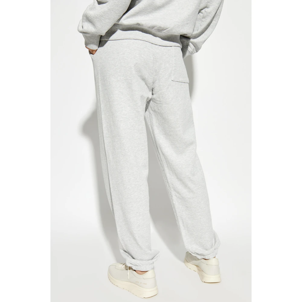Sporty & Rich Sweatpants met logo Gray Unisex