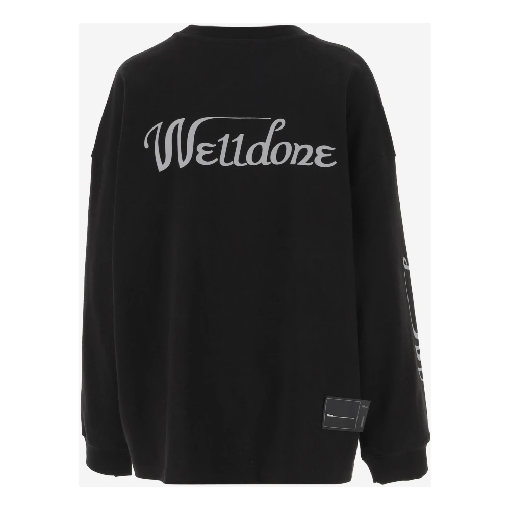 We11Done Zwarte Sweater Collectie Black Heren