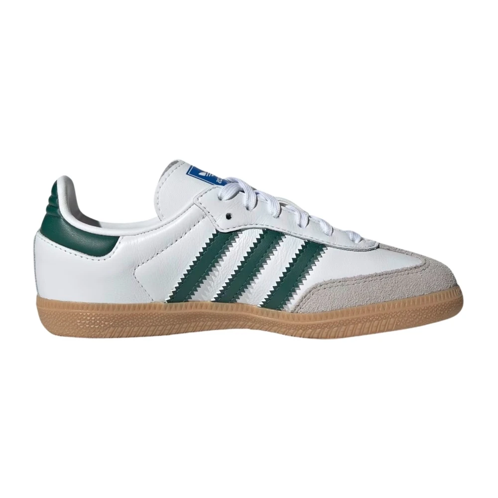 Adidas Originals Vit Grön Samba OG Barnsneakers White, Unisex