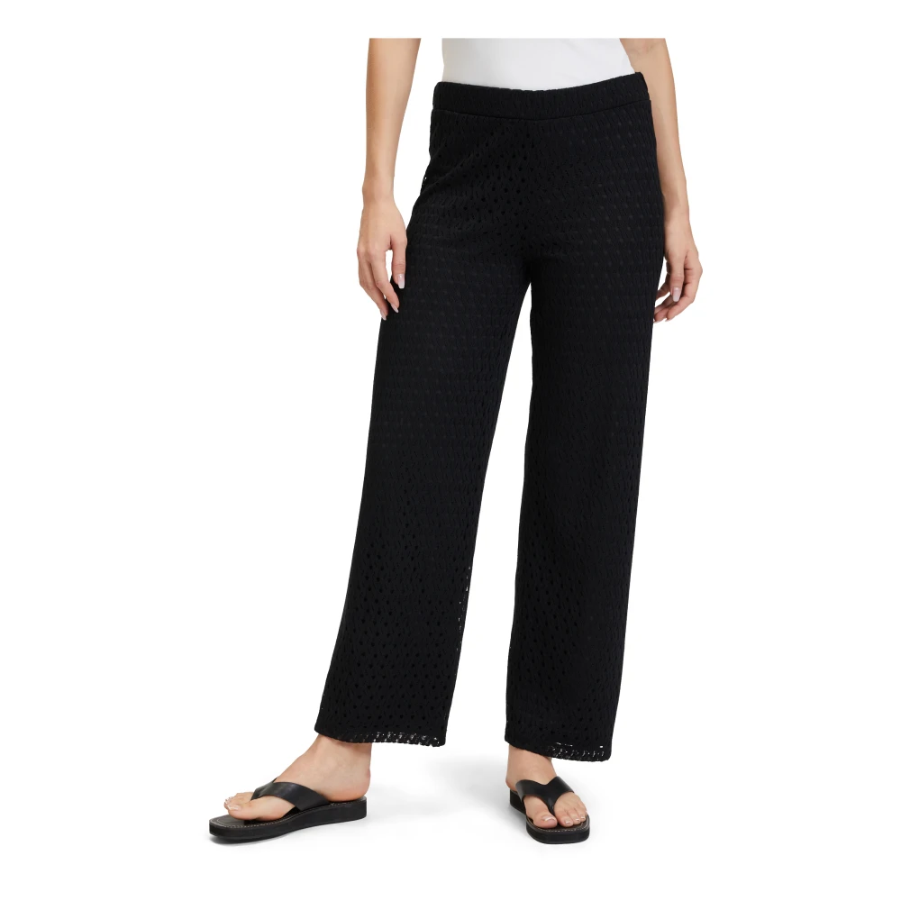 Betty & Co Gestructureerde instapbroek Black Dames
