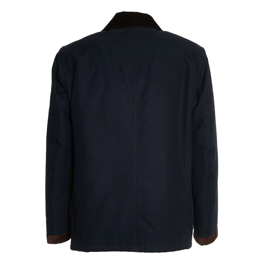 TOD'S Blauwe Hook Jas voor Mannen Blue Heren