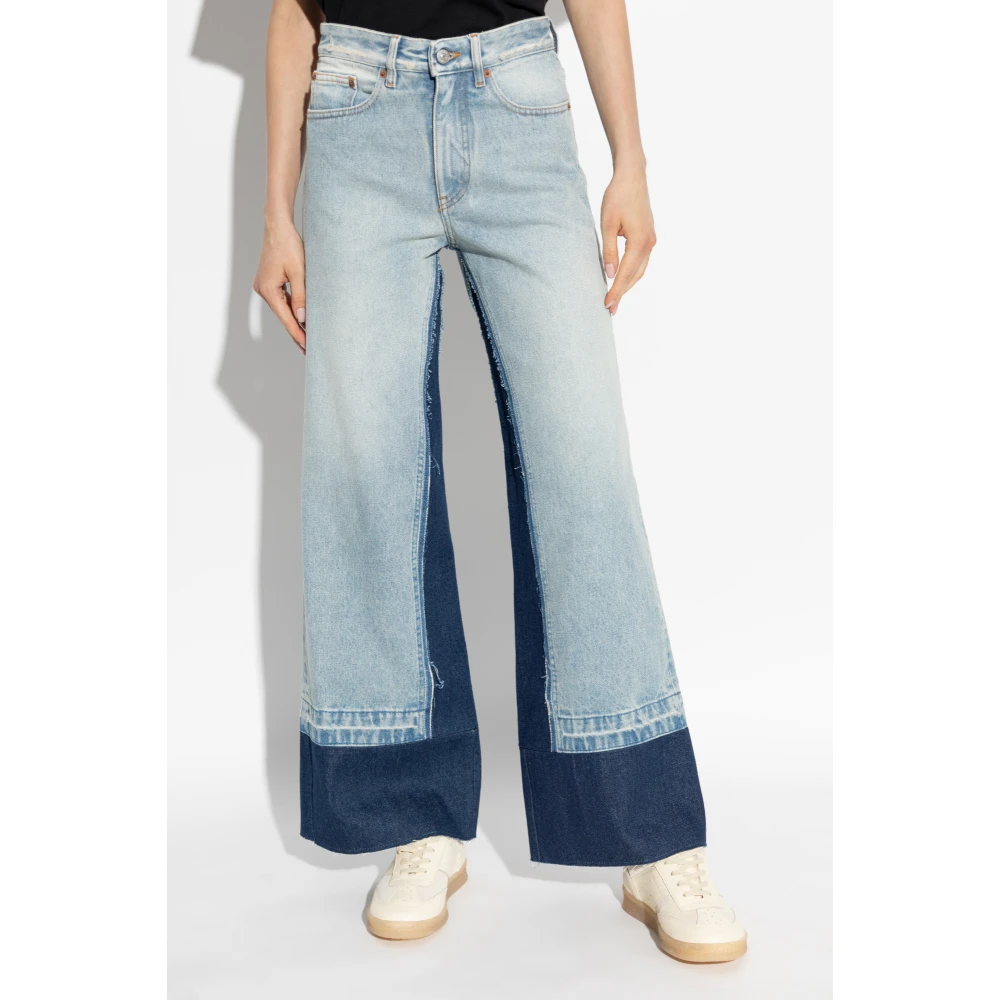 MM6 Maison Margiela Jeans met Vintage Effect Blue Dames