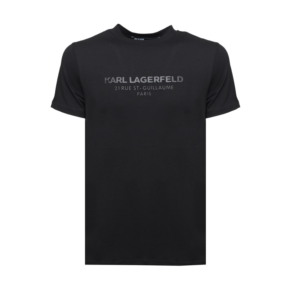 Zwart 3D Address T Shirt Karl Lagerfeld Heren Miinto.be