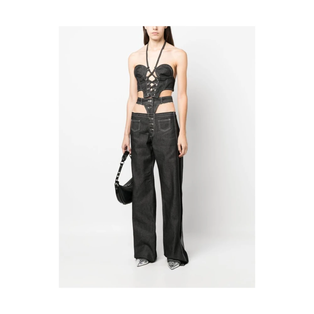 Julfer Sleeveless Tops Black Dames