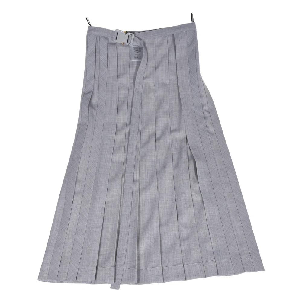 Dior Grijze Lange Kilt Rok Gray Heren