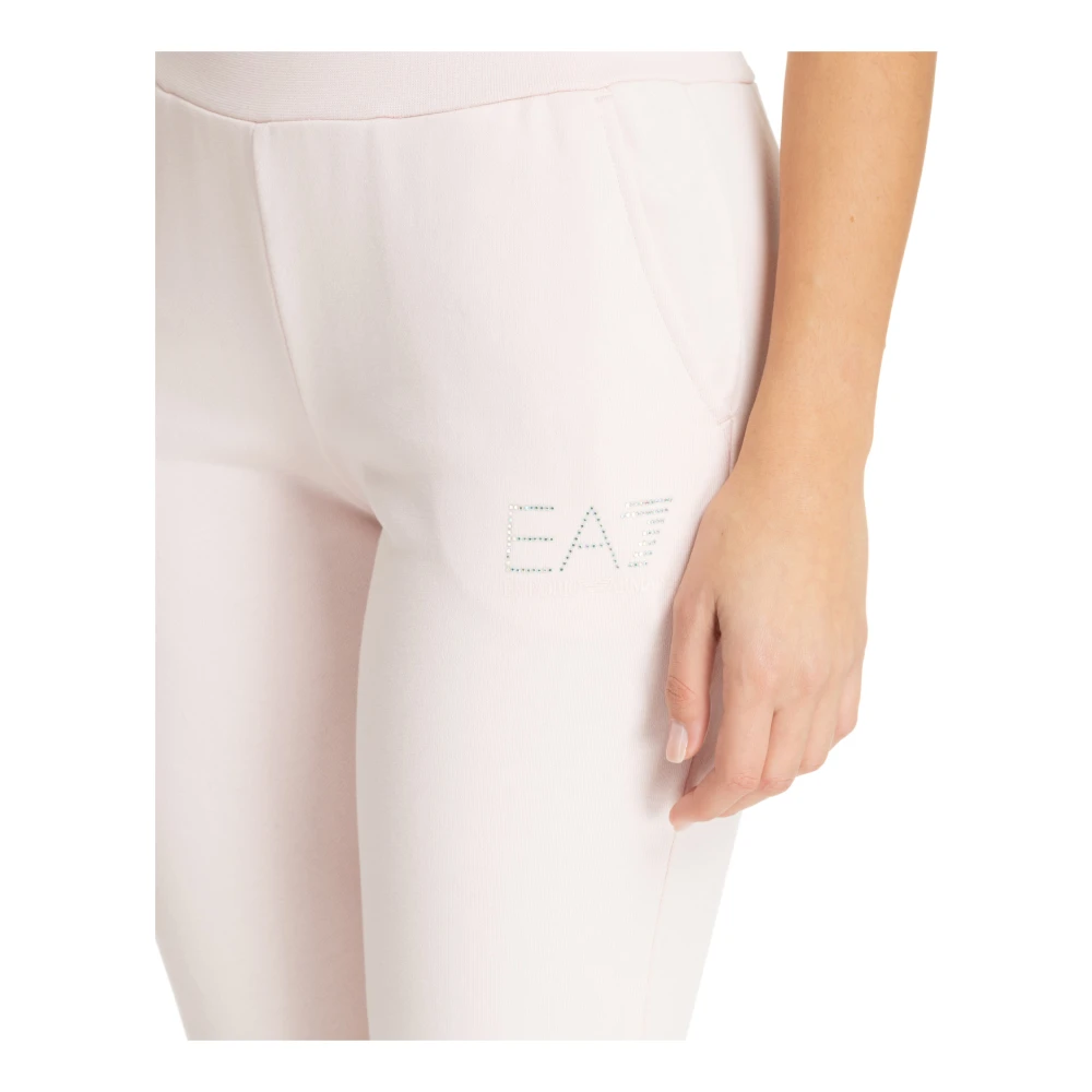 Emporio Armani EA7 Logo Joggingbroek Pink Dames
