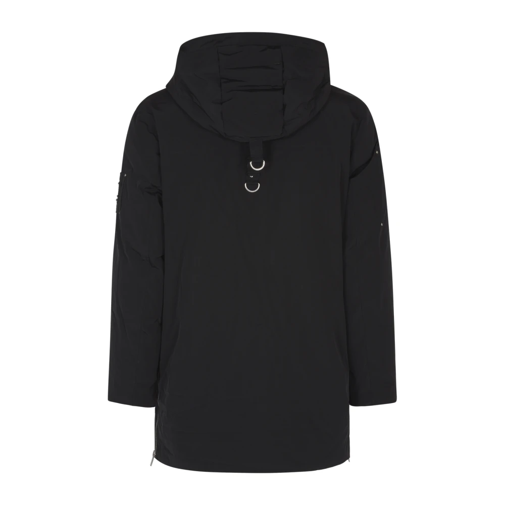 Moose Knuckles Zwarte Granite Peak Parka Jas Black Heren