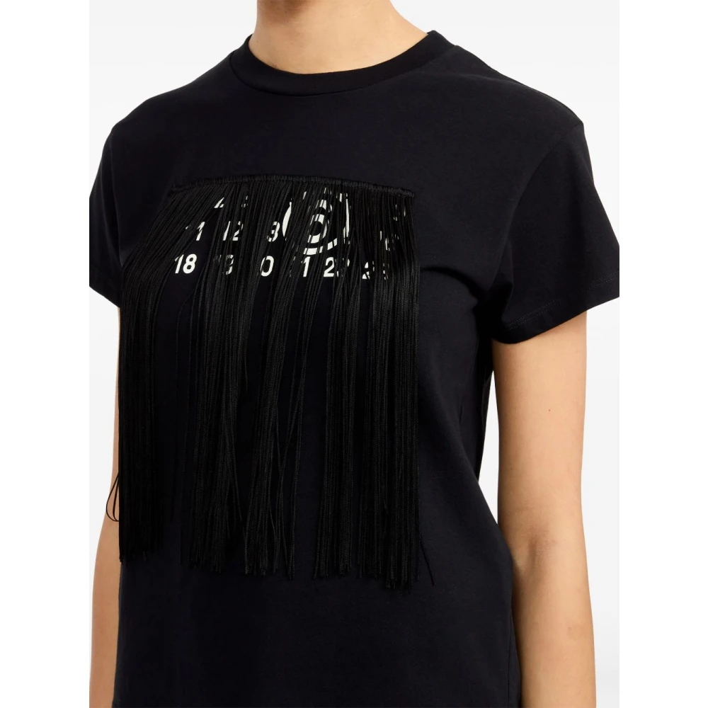 MM6 Maison Margiela T-shirt Black Dames
