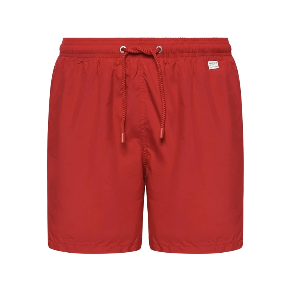 Mc2 Saint Barth Uomo Rosso Costumi Da Bagno, L, New,