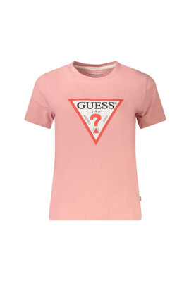 t-shirt-rose-en-coton-slim-fit-avec-imprime
