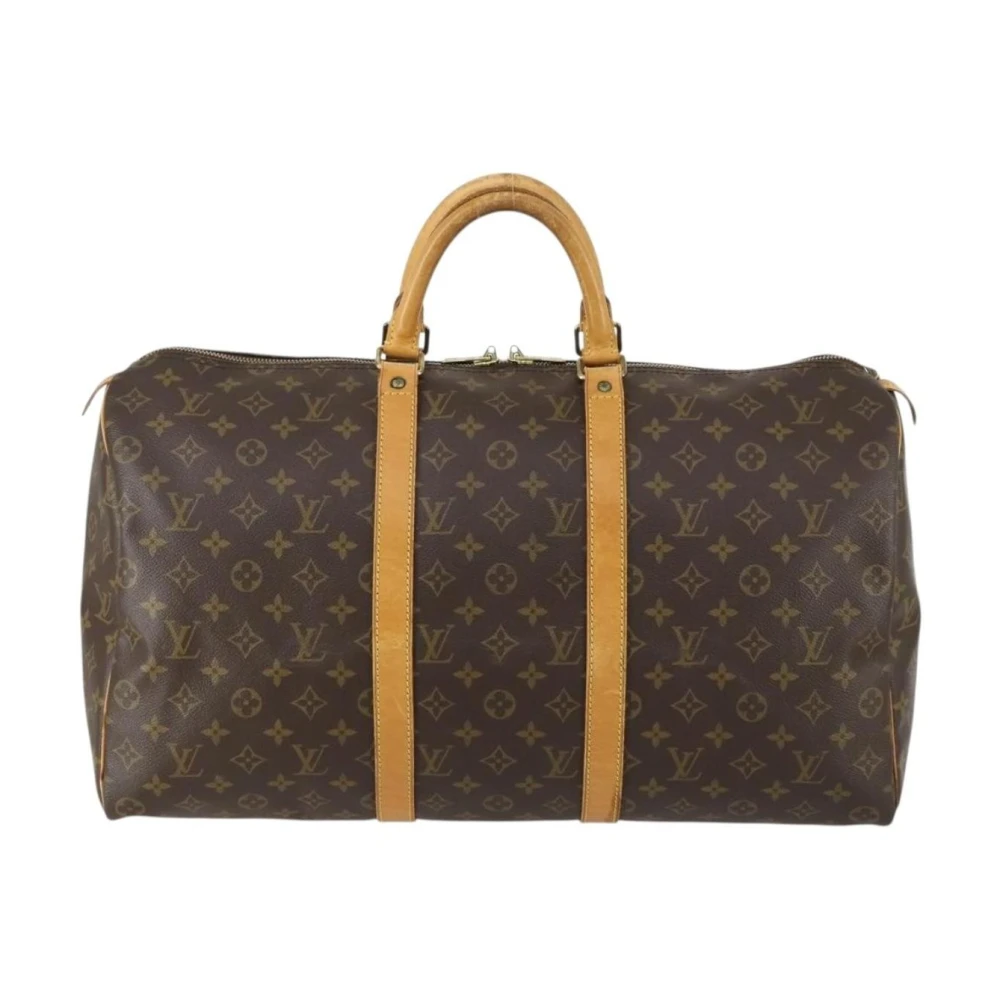 Louis Vuitton Vintage Women's Brown Pre-Owned Vintage Monogram Keepall Travel Bag