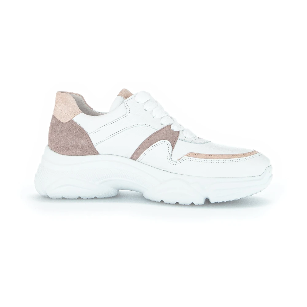Gabor Sneaker met Extra Comfort Dames Schoenen Wit
