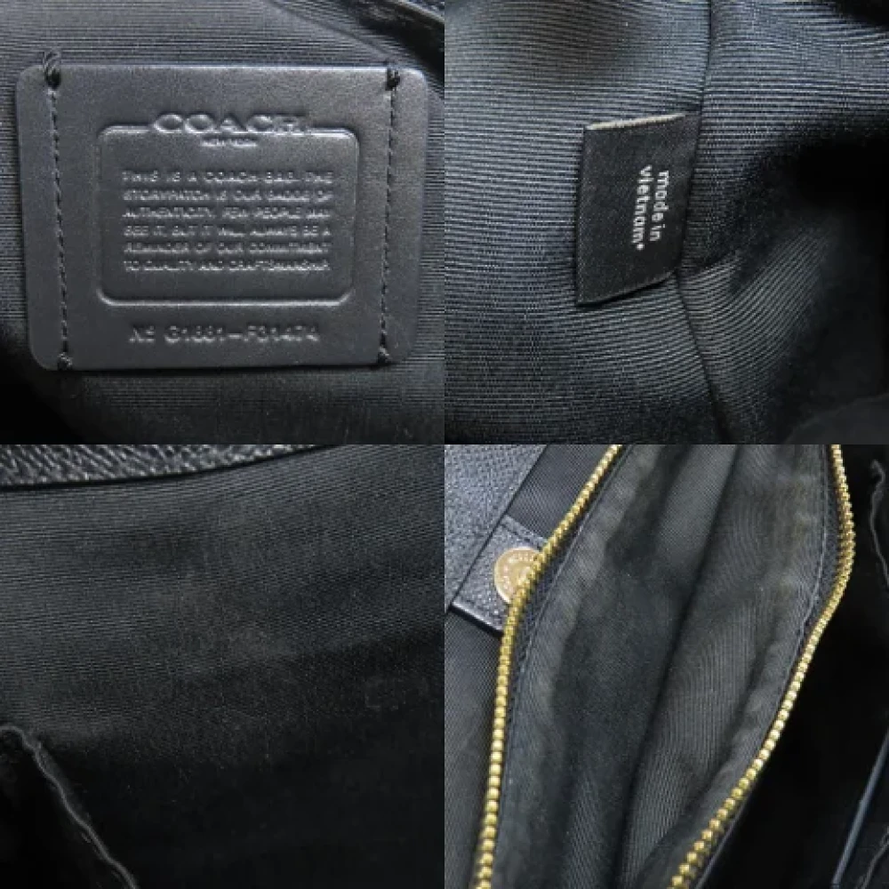 Coach Pre-owned Leather shoulder-bags Black Dames