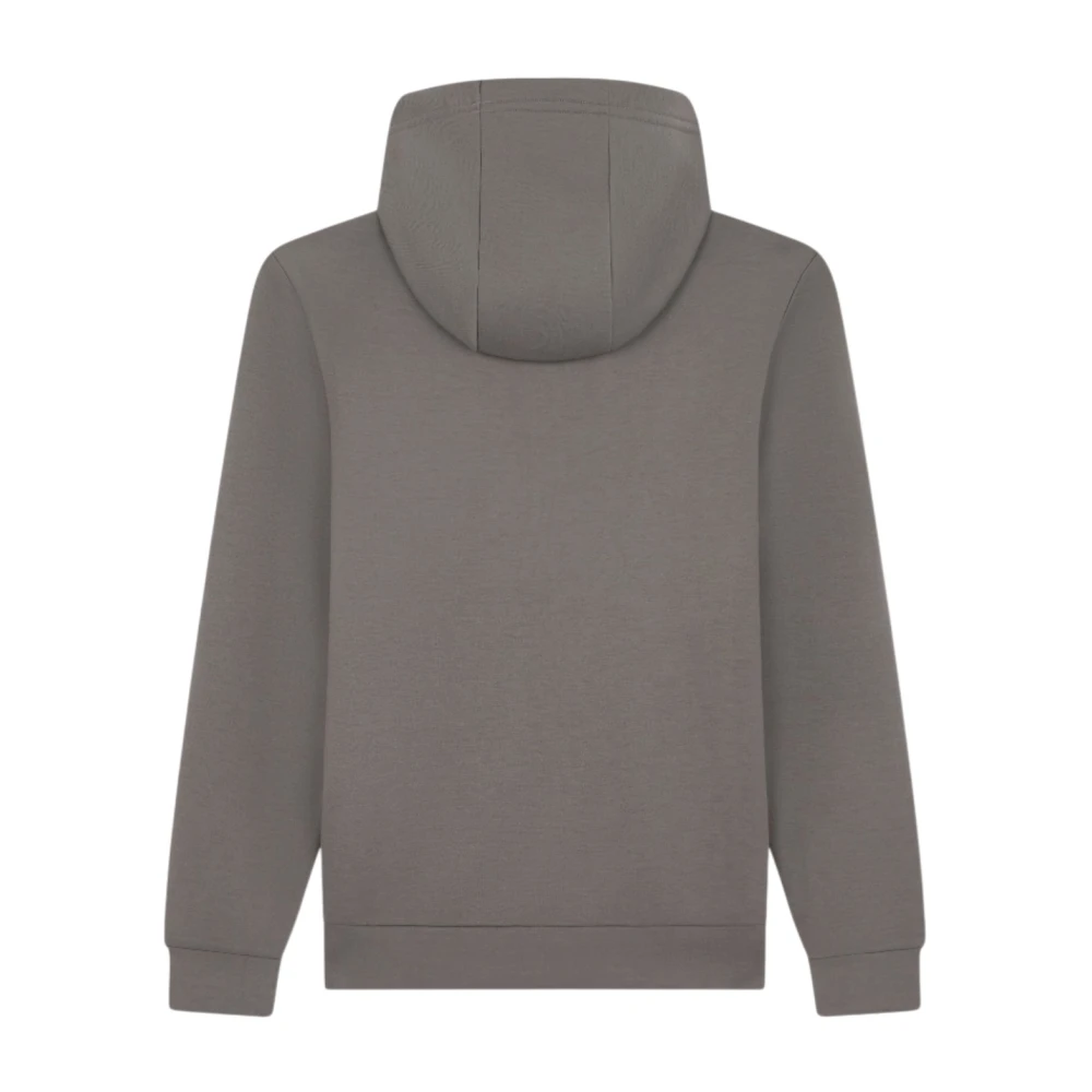 Emporio Armani Ea7 Uomo Grigio - Felpa Con Zip Premium Shield - Sweatshirts & Hoodies - L - Immagine 2