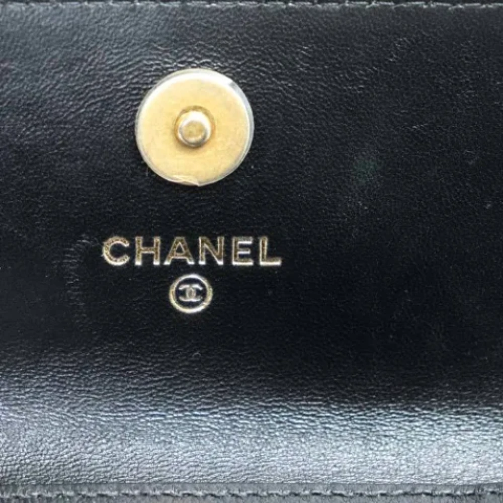 Chanel Vintage Pre-owned Leather chanel-bags Black Dames