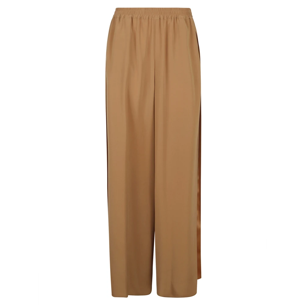 Max Mara Beige Wide Trousers, Female, S, Wide Trousers