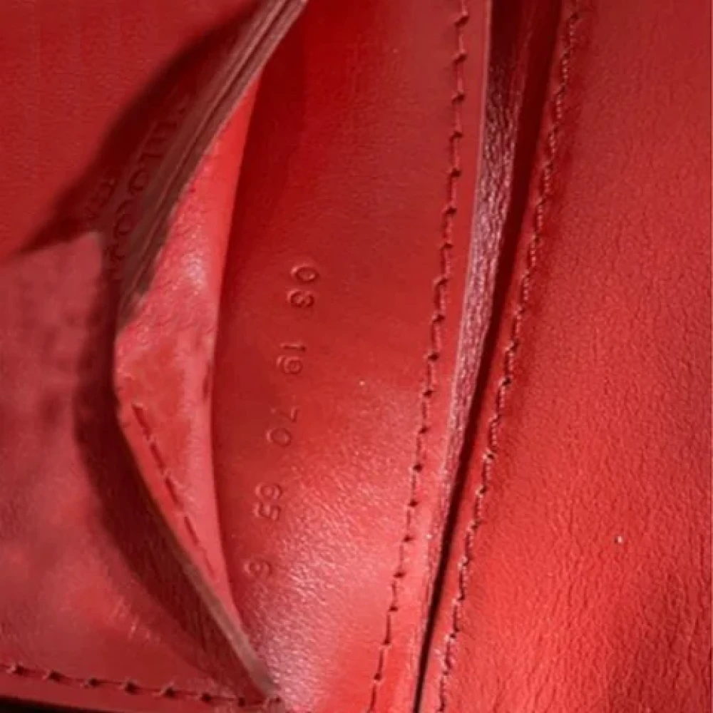 Chloé Pre-owned Leather shoulder-bags Red Dames