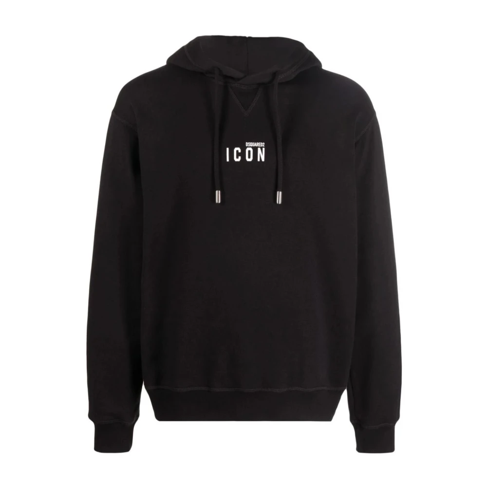 Dsquared2 Men's Black Mini Icon Hoodie Sweatshirt