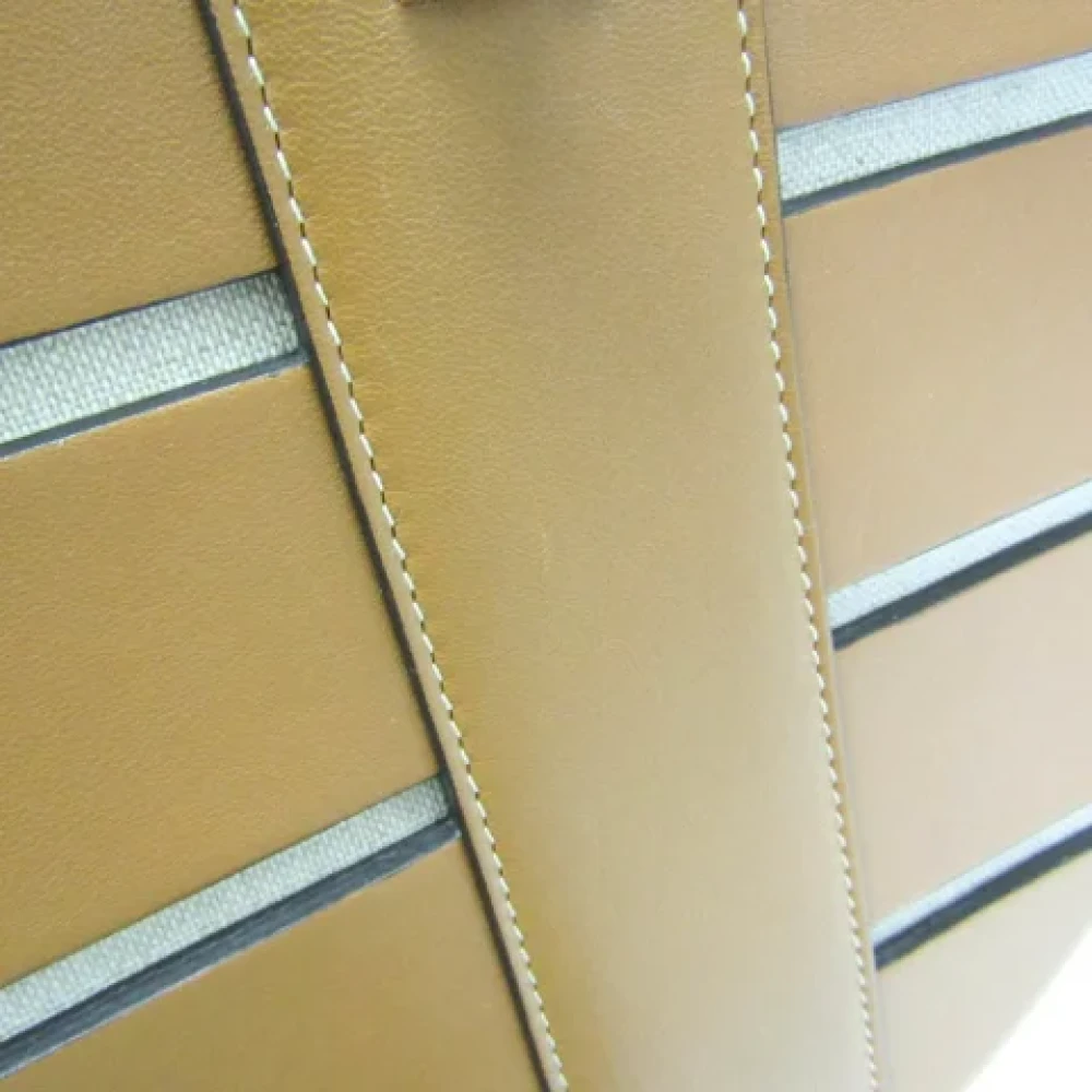 Salvatore Ferragamo Pre-owned Leather handbags Brown Dames