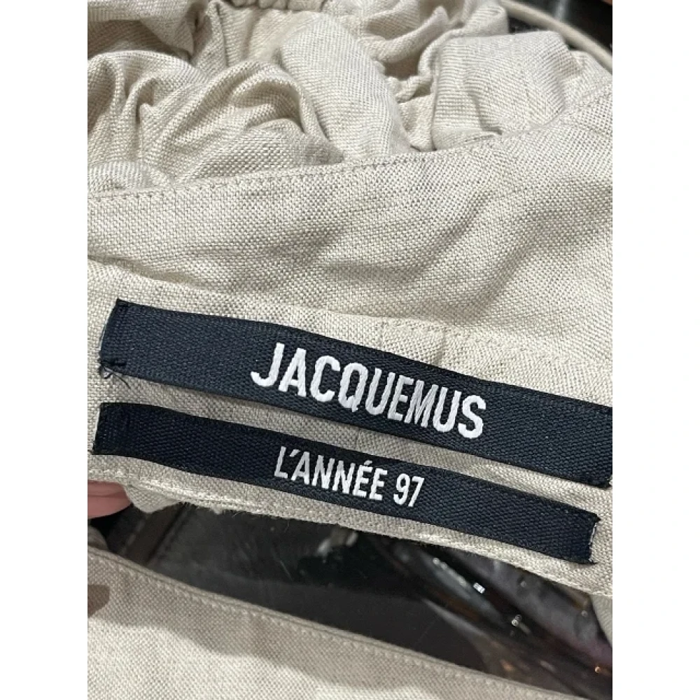 Jacquemus Pre-owned Cotton tops Beige Dames