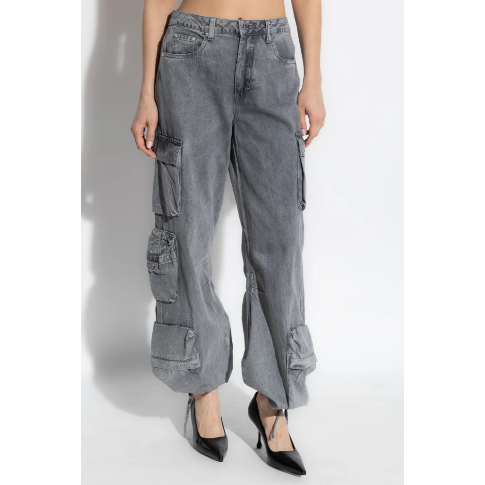 Gestuz Jeans Nynne cargo stijl Gray Dames