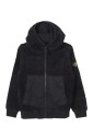 pull-shearling-noir-avec-inserts-en-nylon