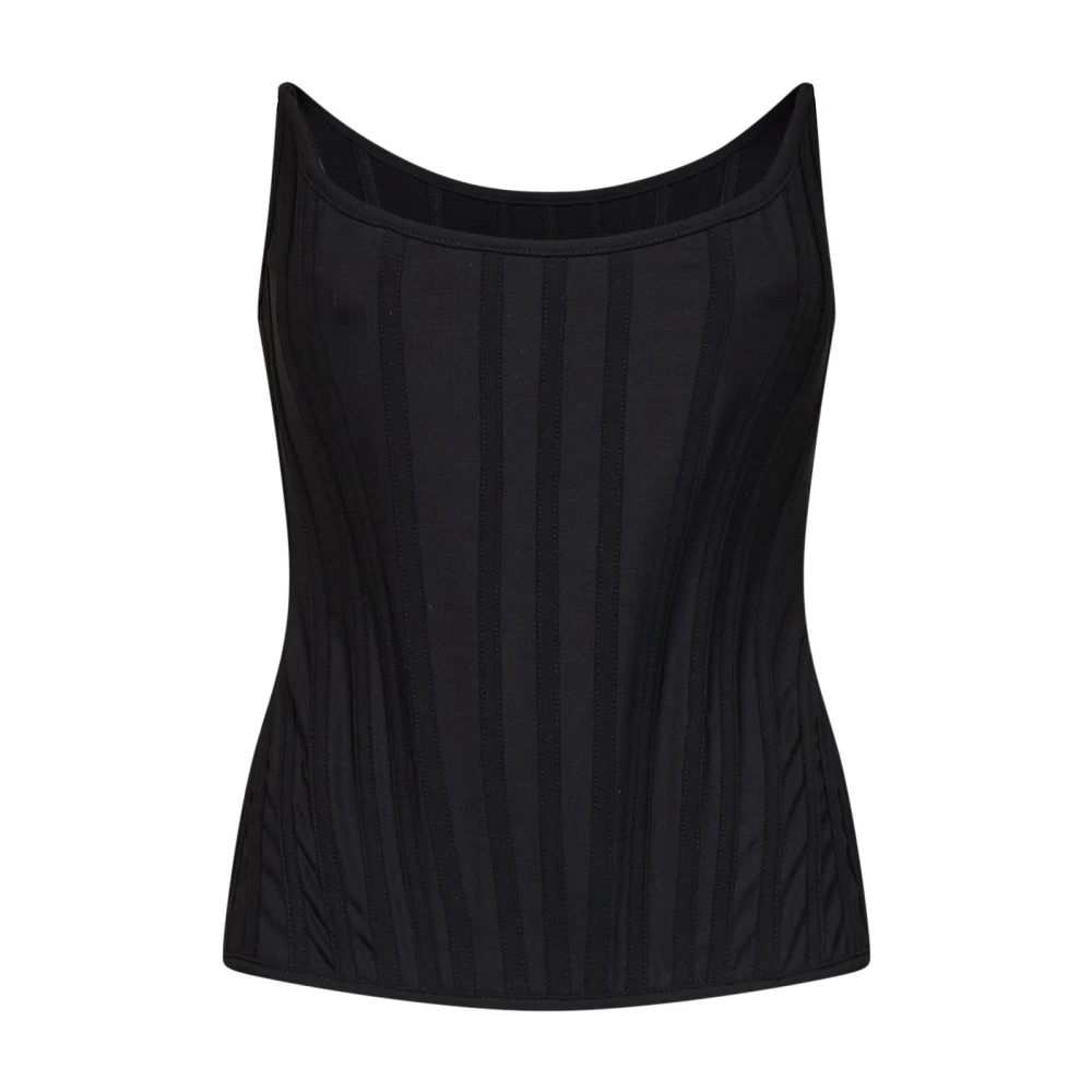 Giuseppe Di Morabito Donna Nero Top, M, New,
