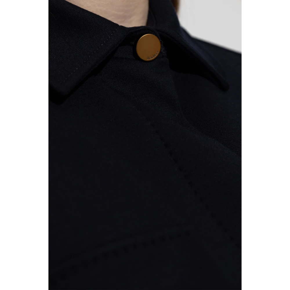 Max Mara Korte jas 'Talamo' Blue Dames