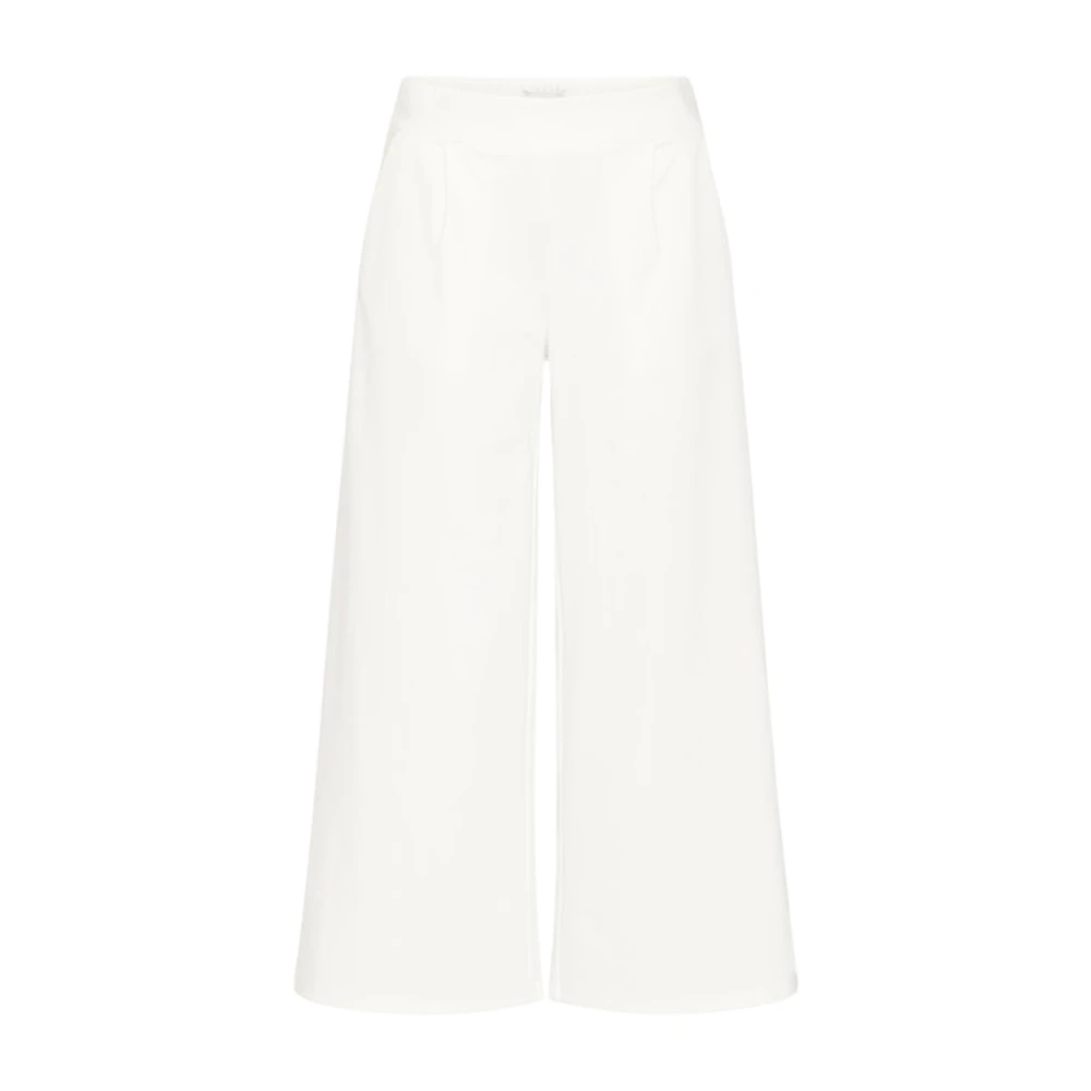 Ichi Beige Wide Trousers, Female, 2XL, Flared Bootcut Trousers