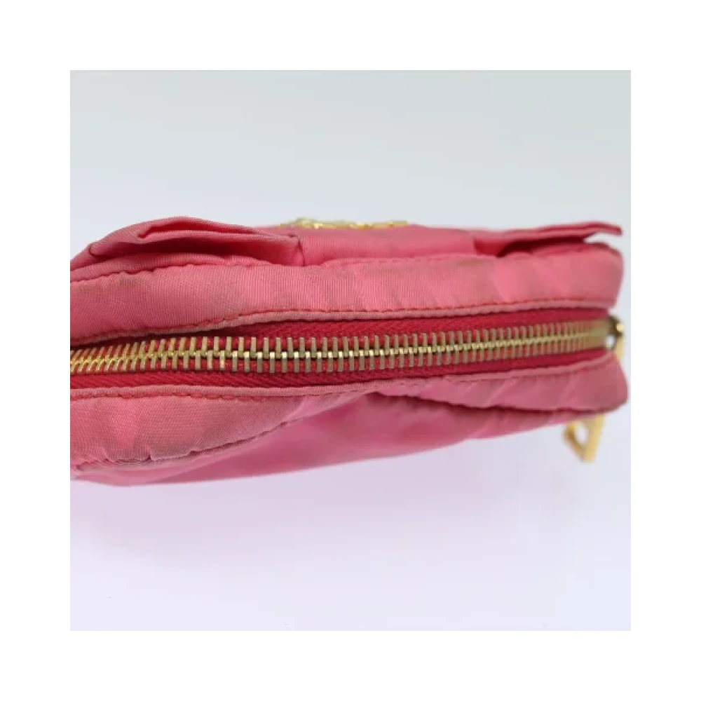 Prada Vintage Pre-owned Nylon prada-bags Pink Dames