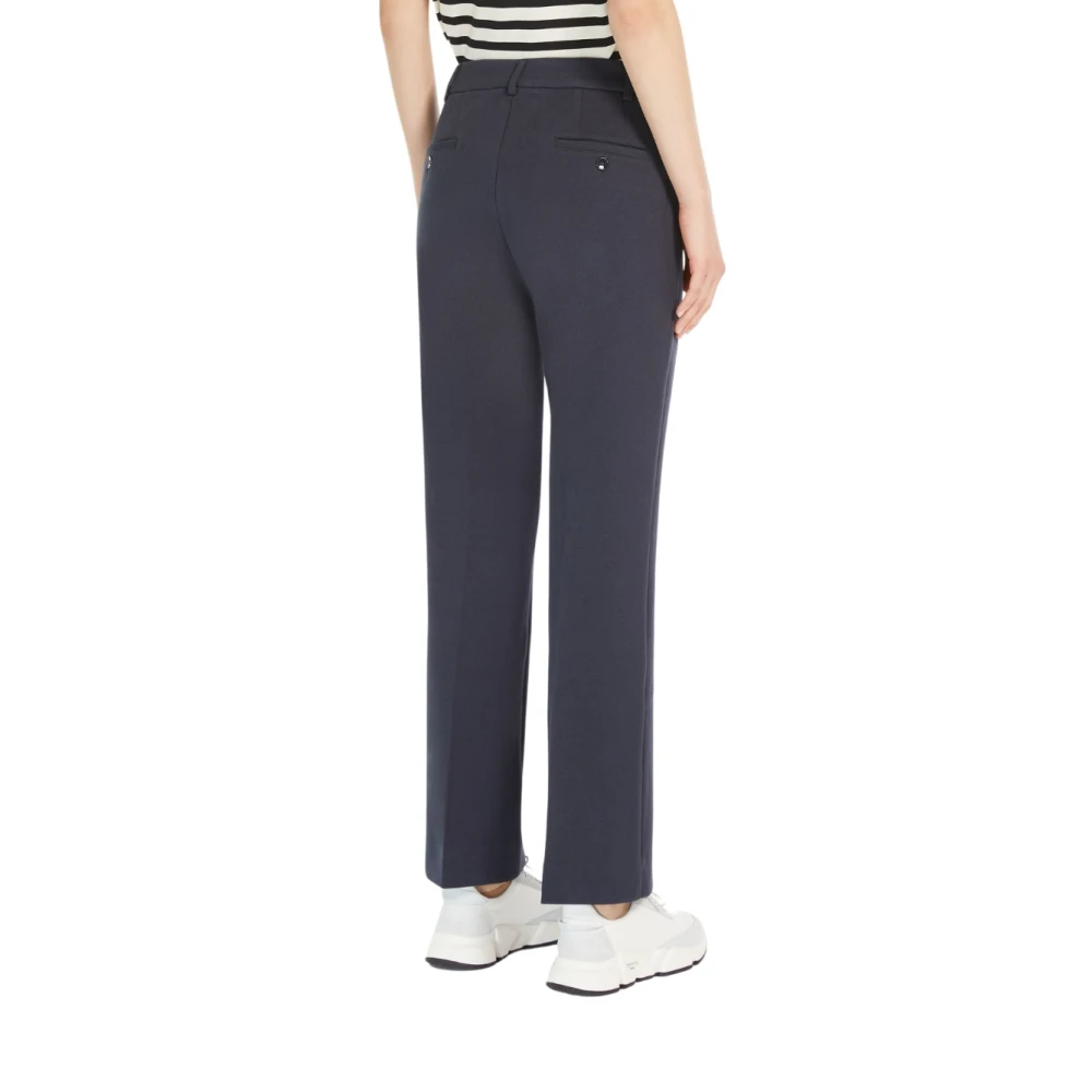 Max Mara Basco Broek Blue Dames