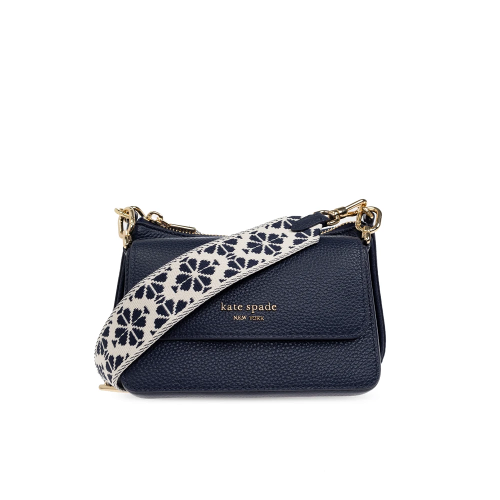 Kate Spade Schoudertas Double Up Blue Dames