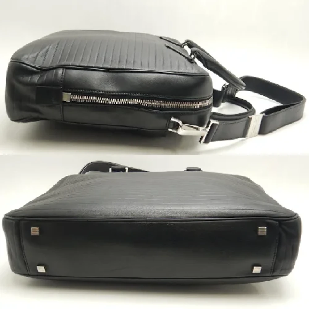 Dior Vintage Pre-owned Leather dior-bags Black Heren