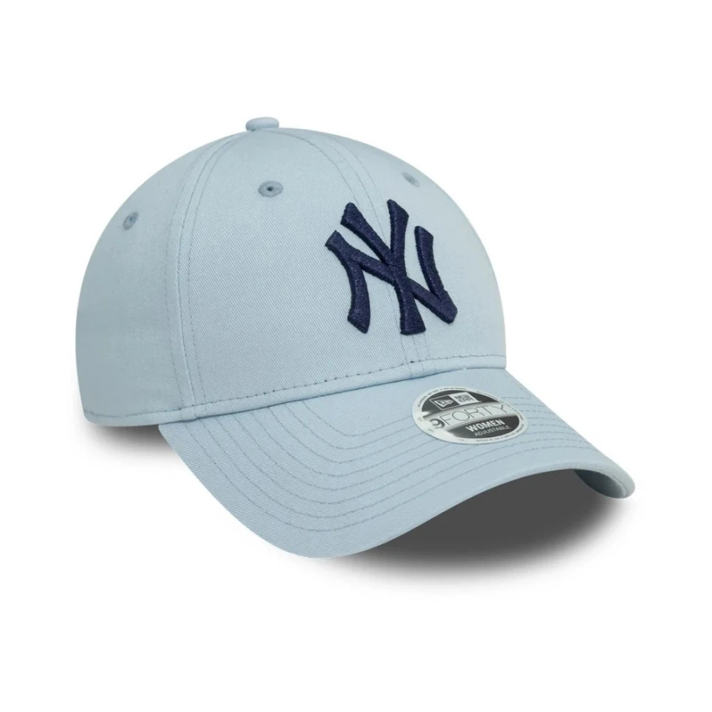 new era Metallic Logo Petten Blue Dames