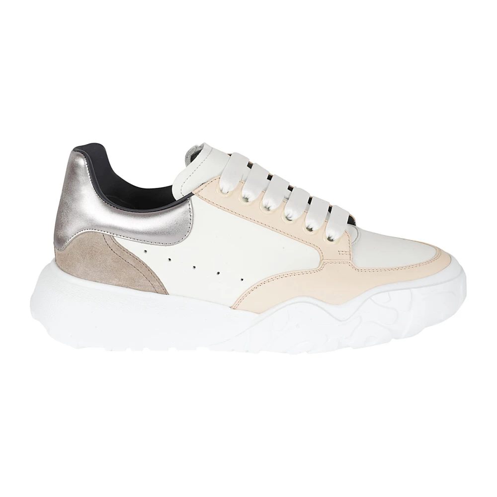 Alexander McQueen Leren sneakers met RU-details Heren Schoenen Veelkleurig Multicolor