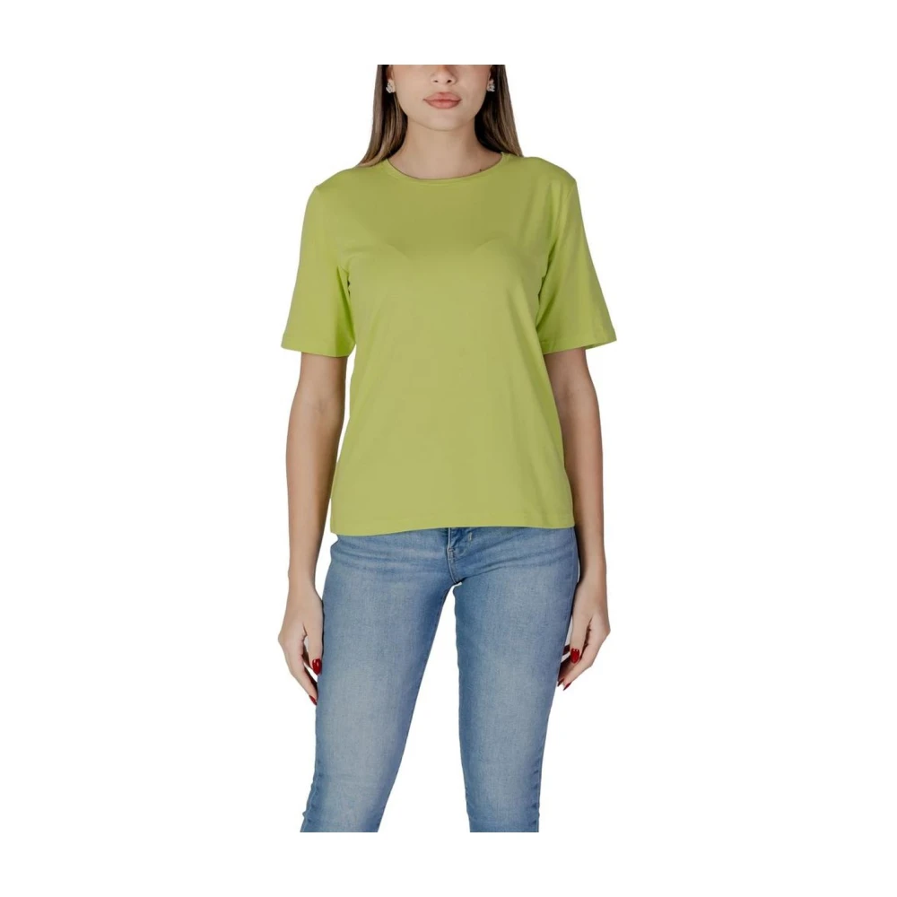b.Young Groene Crew Neck T-Shirt Green Dames